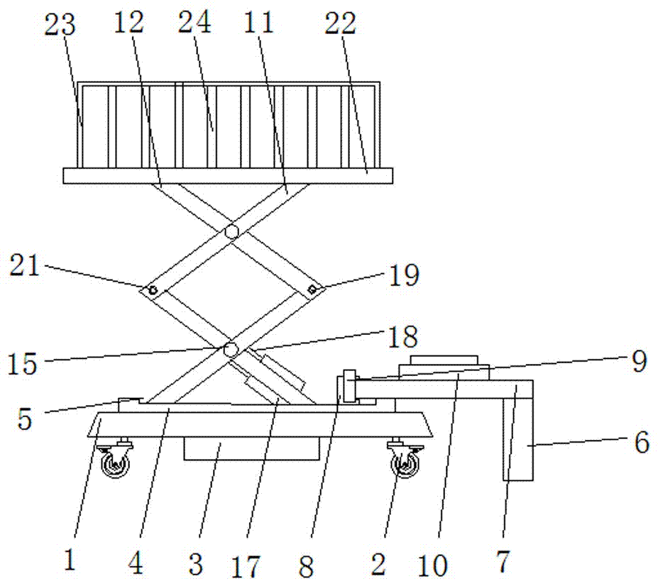 一种建筑用升降平台的制作方法