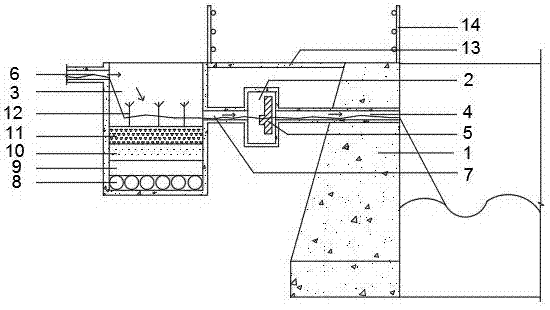 用于海绵城市建设的防洪结构的制作方法