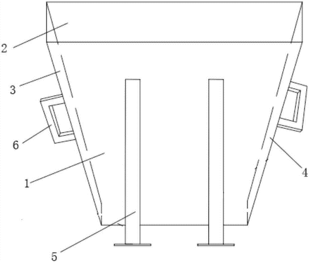 本实用新型涉及建筑施工领域,具体涉及一种用于浇筑混凝土的溜槽.