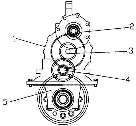 一种多级齿轮减速机的结构的制作方法