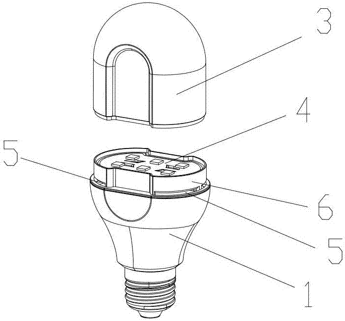 一种具有隐藏式扬声器的球泡灯的制作方法