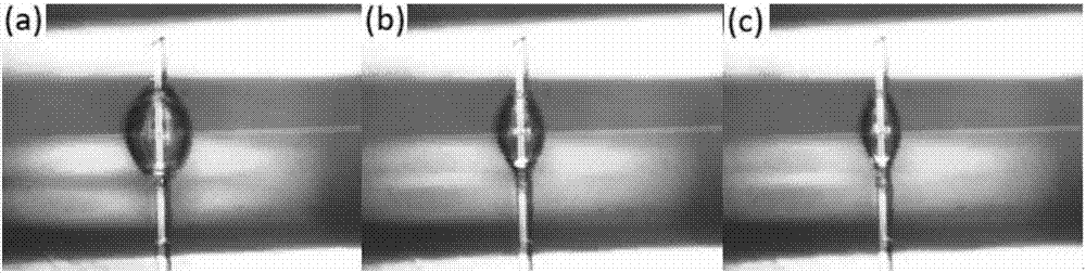 一种基于柱状波导表面成形的高Q值液滴微腔的制作方法