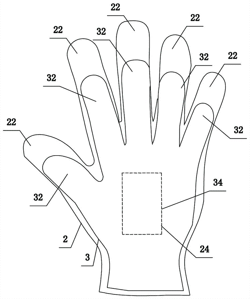 一种具有教学及引导功能的手套的制作方法