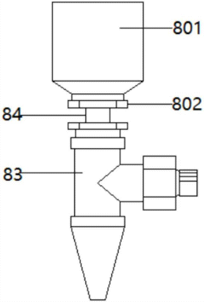 一种标签生产用带有减震装置的涂胶机的制作方法