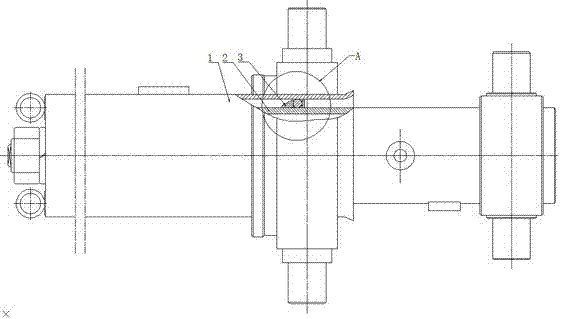 一种改进结构的自卸车前置顶液压油缸用定位环的制作方法
