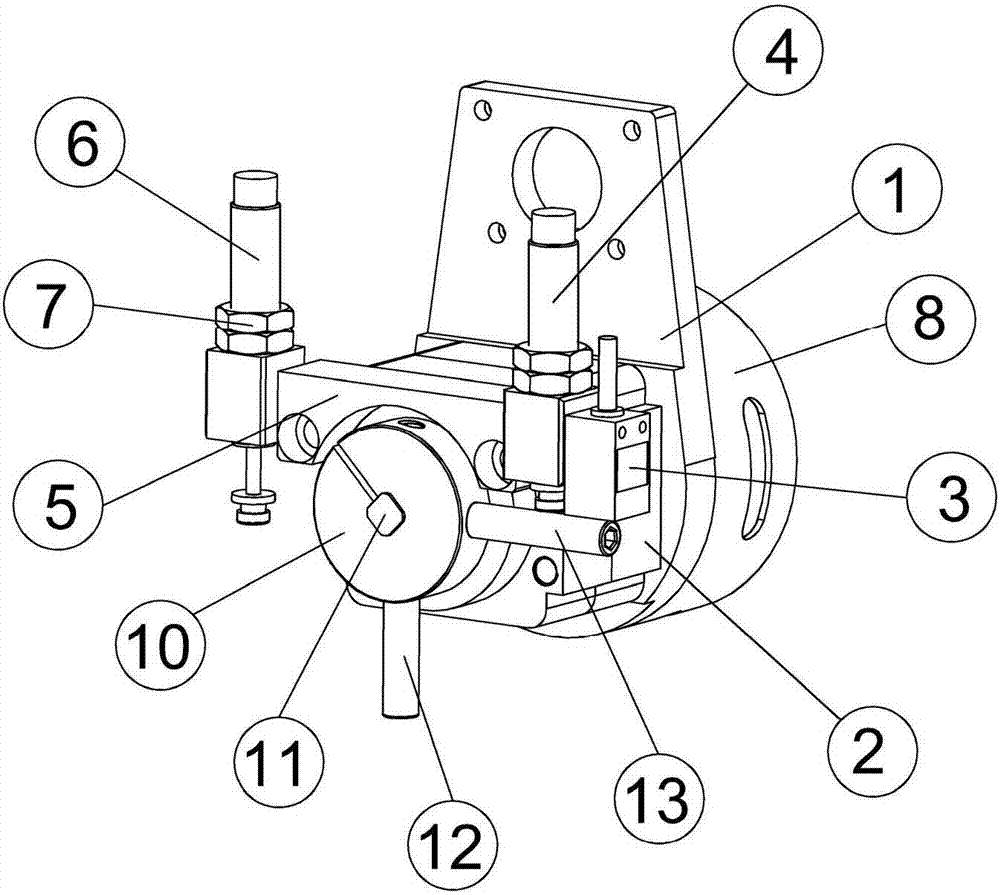 一种油压缓冲机械手旋转轴的制作方法