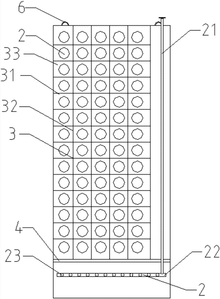 曝气填料箱的制作方法