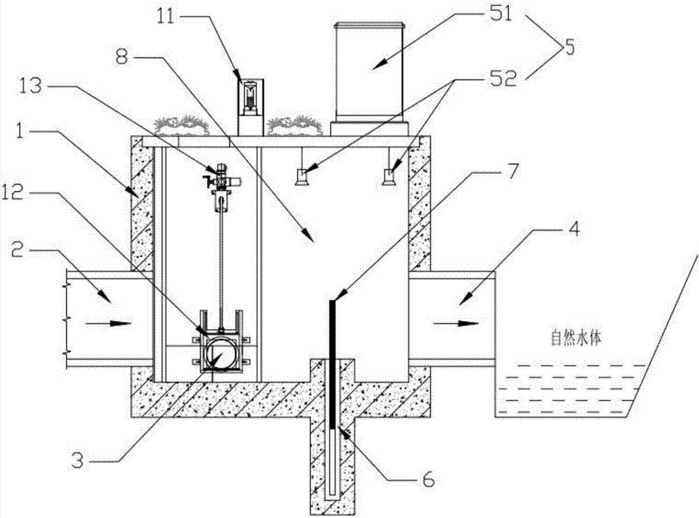 一种防倒灌分流井的制作方法