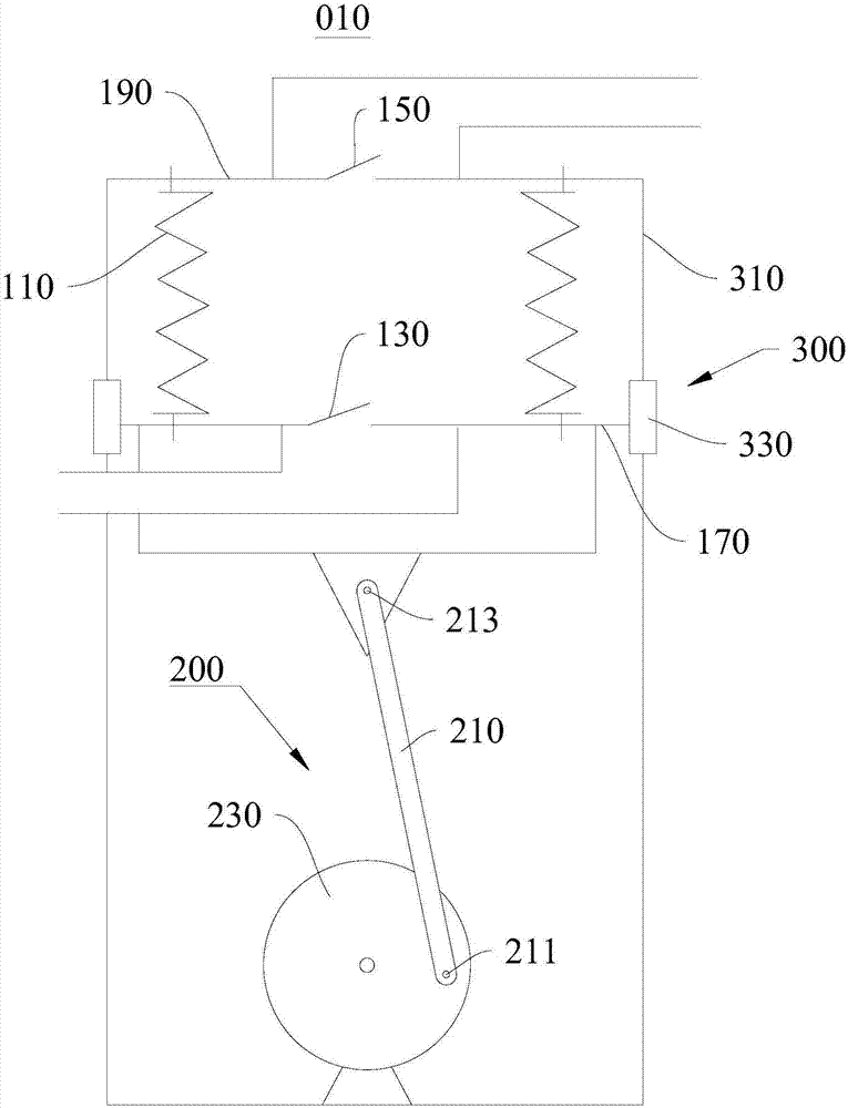 一种折叠式直流缸体、直流式风压机及双缸直流式风压机的制作方法
