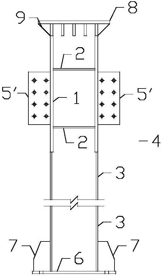 一种厚壁贯通节点法兰连接方管钢构件箱形柱的制作方法