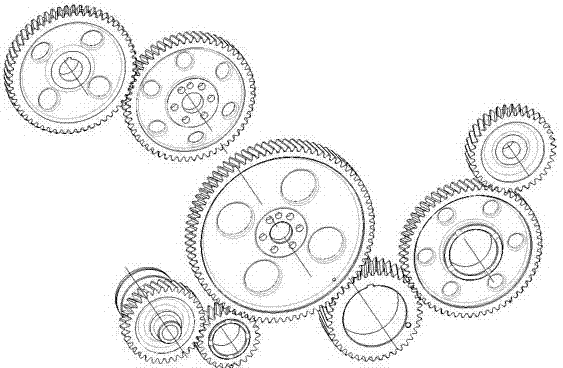 背景技术:众所周知 正时齿轮系是柴油机的重要组成机构,其中曲轴齿轮