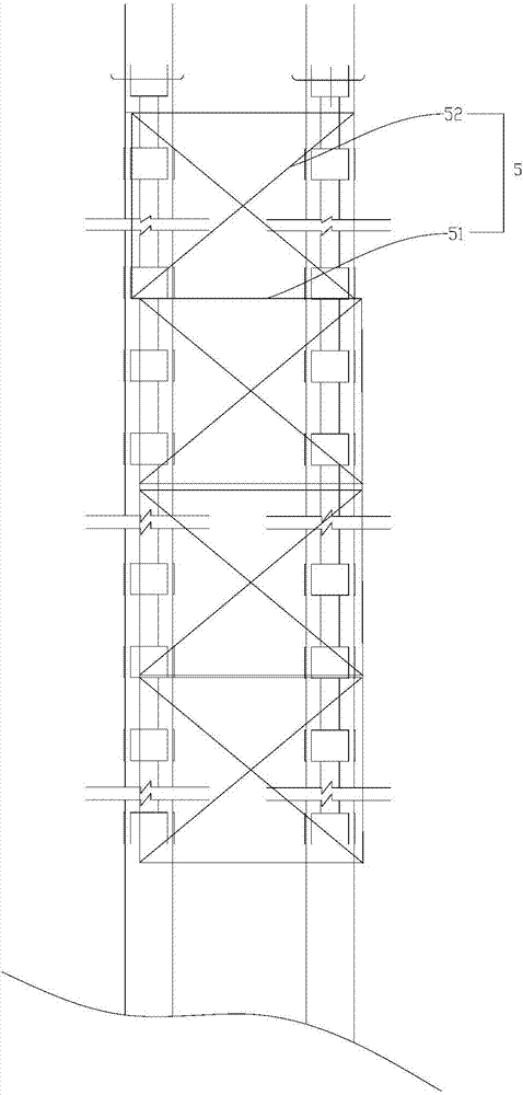 一种格构式塔吊基础结构及施工方法与流程