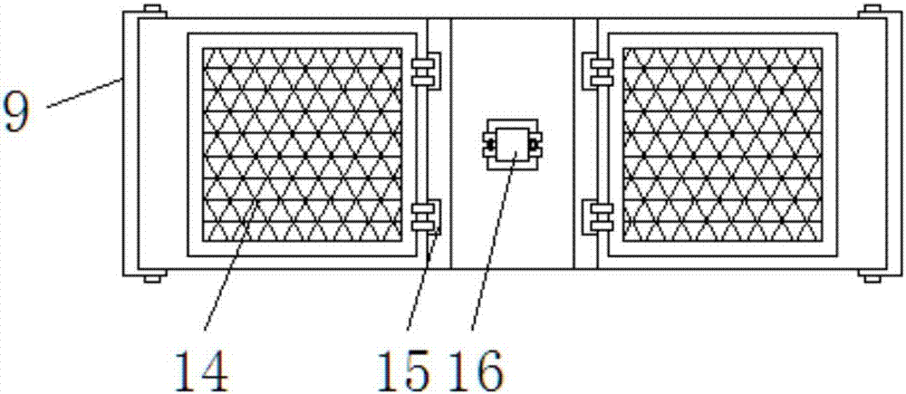 一种道路交通用围挡装置的制作方法