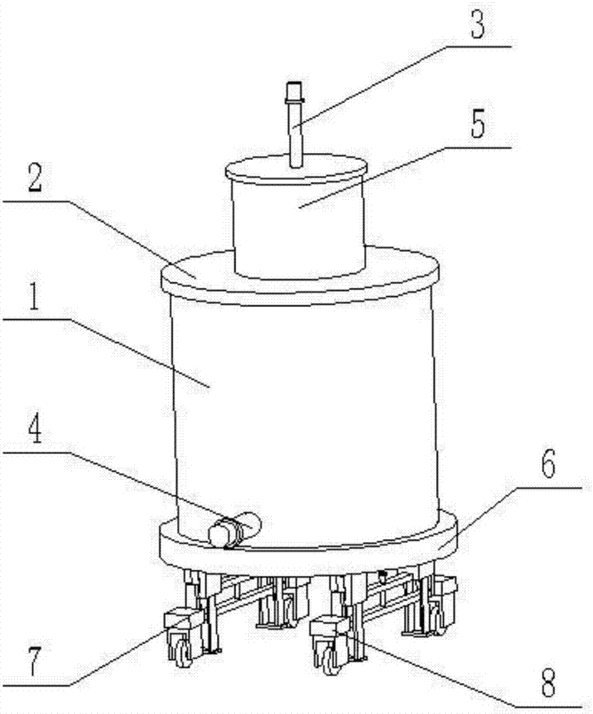 一种核桃蛋白粉加工用集浆罐的制作方法
