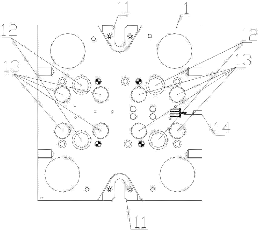 一种连续冲孔模具的制作方法