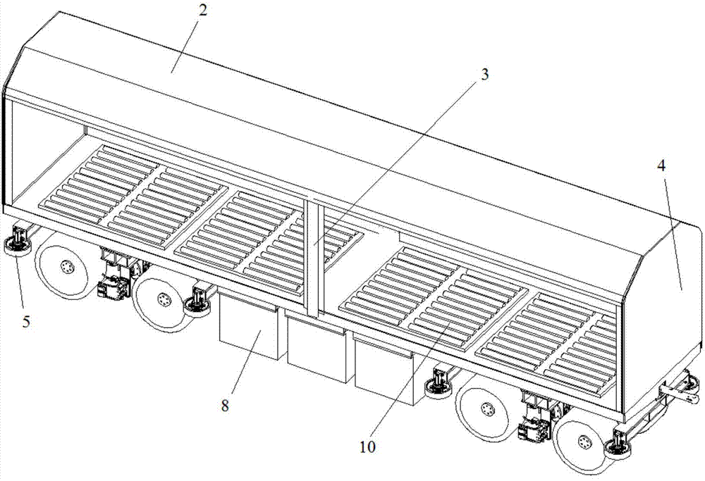 一种具有门式结构的物流运输车的制作方法