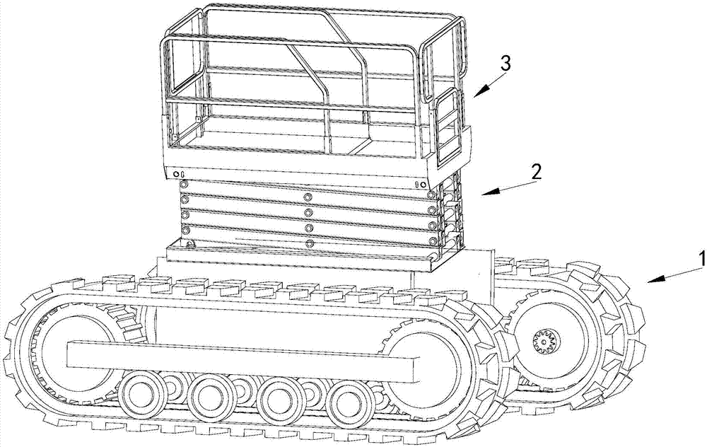 一种履带式高空作业装置的制作方法