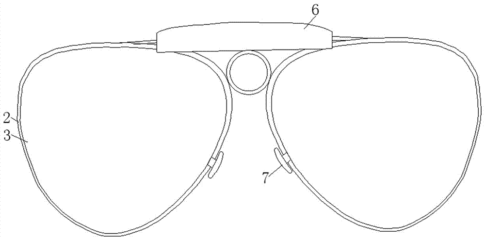 一种横眉包皮革眼镜的制作方法