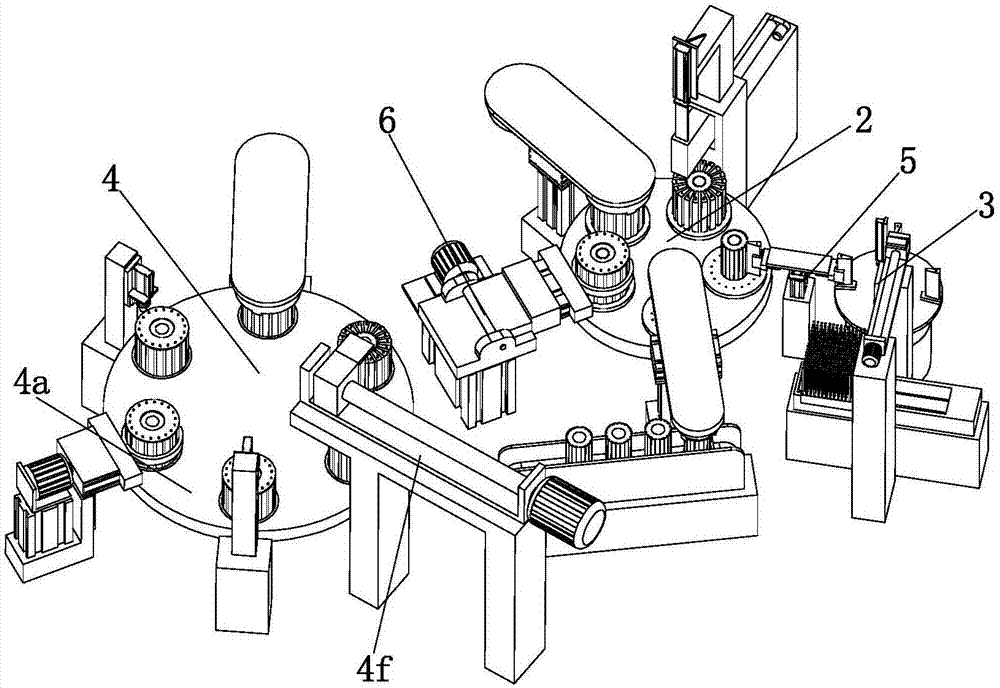 拼块式的内置磁钢无刷电机转子自动装配机的制作方法