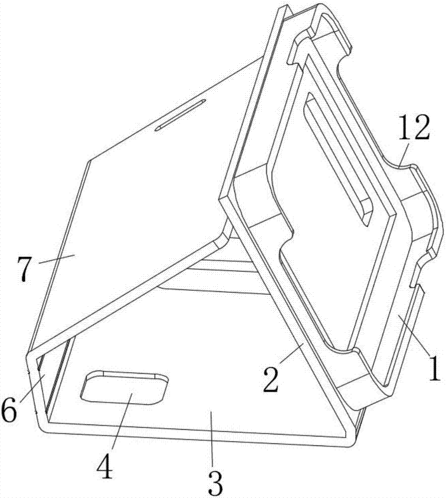 一种可作为支架使用的手机壳的制作方法