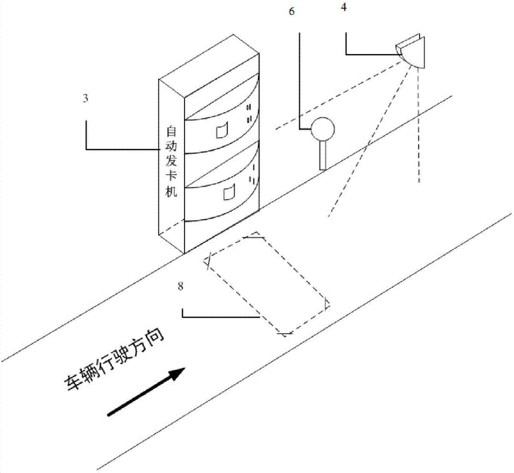 一种高速公路防作弊无人值守发卡系统的制作方法