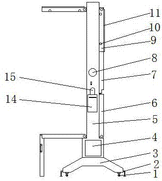 一种便携移动的市政用宣传板的制作方法