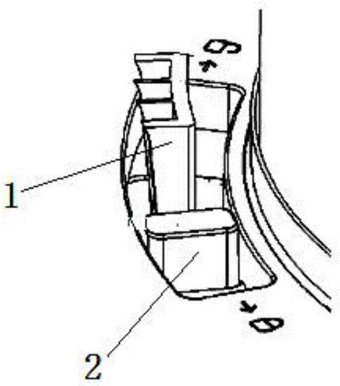 一种能防止滤芯回弹的舱门结构的制作方法