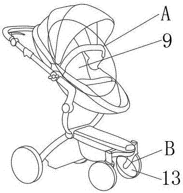 一种婴儿推车的制作方法