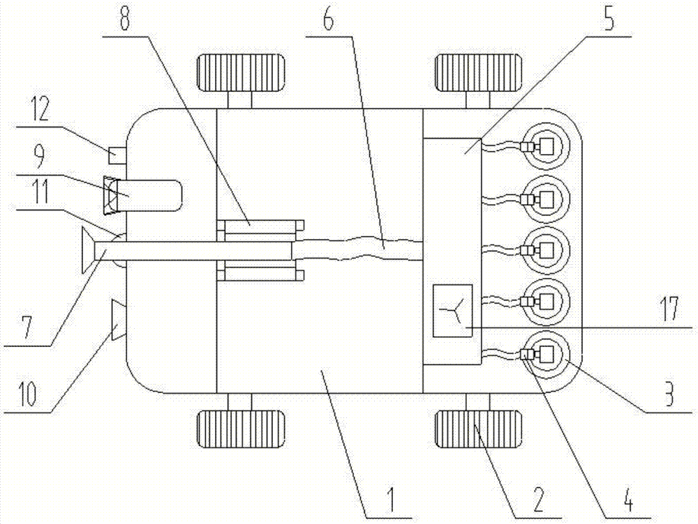 一种加油站消防机器人的制作方法