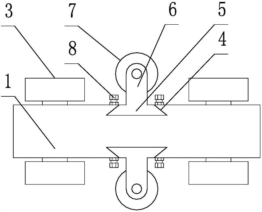 悬挂式空铁轮系的制作方法
