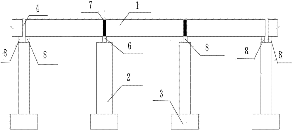一种跨座式单轨全固定连续梁的制作方法