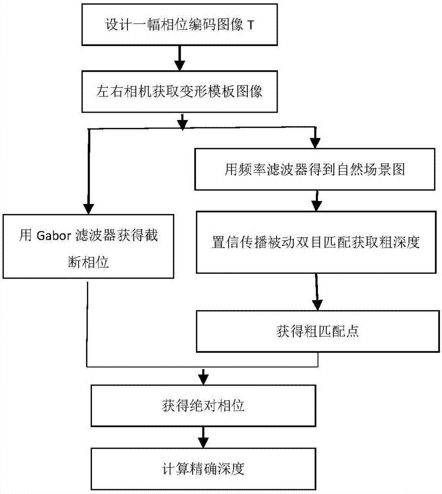 基于单帧结构光的主被动结合深度信息获取方法与流程