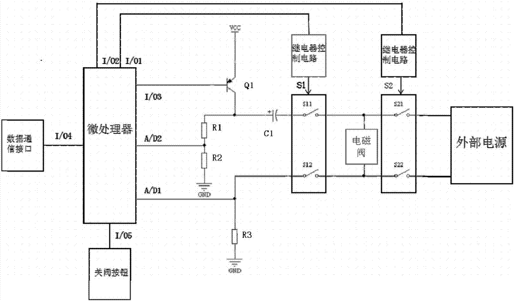 电磁阀控制电路的制作方法