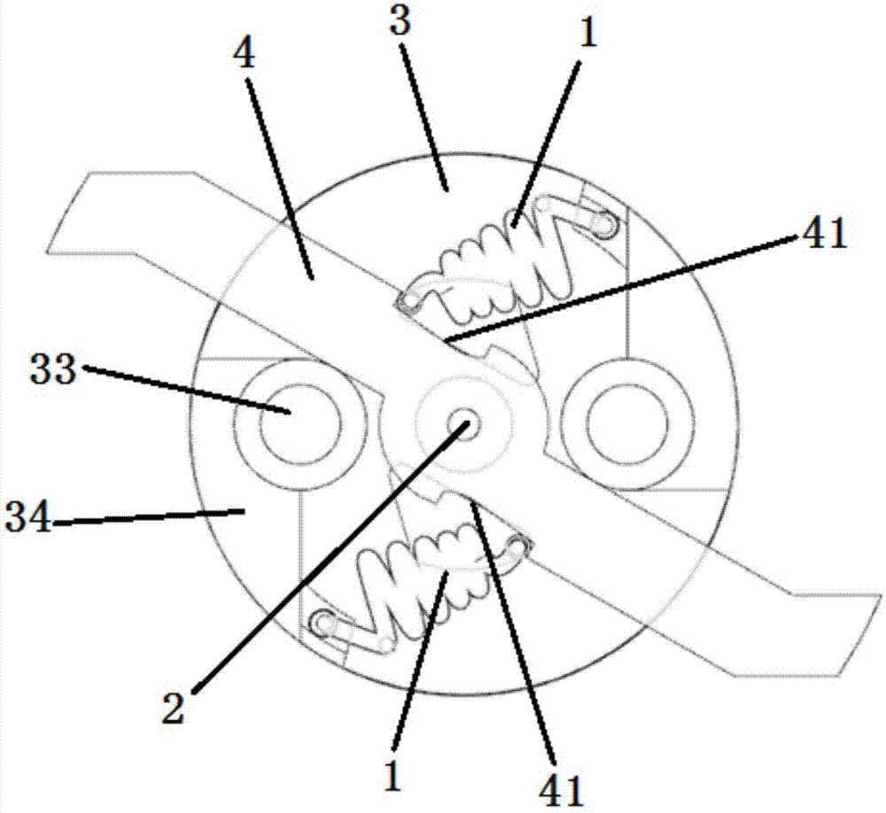 一种塑壳断路器旋转式双断点触头结构的制作方法
