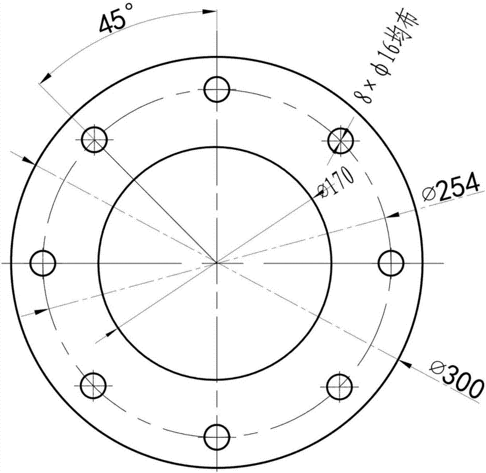 一种错位孔连接法兰的制作方法