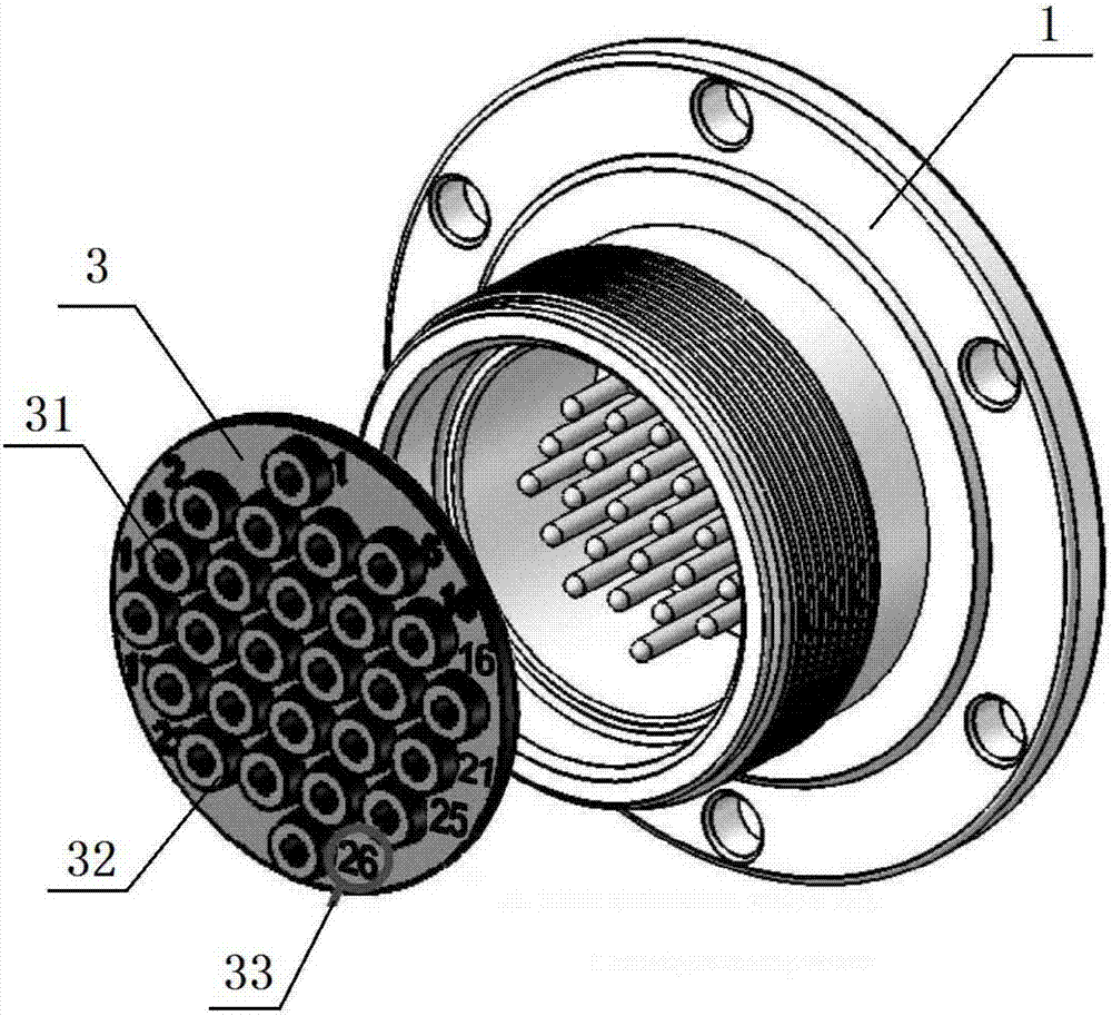 一种带凸状绝缘片的耐高压连接器的制作方法