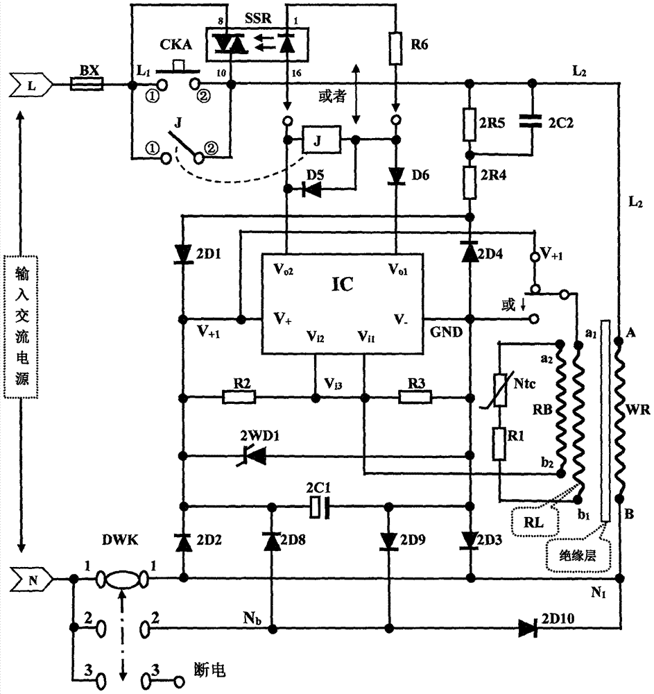 全态永不失控的恒安电热体控制器的制作方法