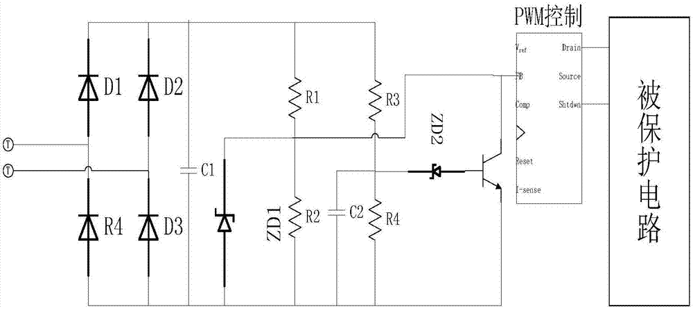 一种开关电源过压保护电路的制作方法