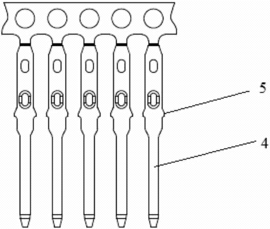 一种线缆连接器中端子固定结构的制作方法