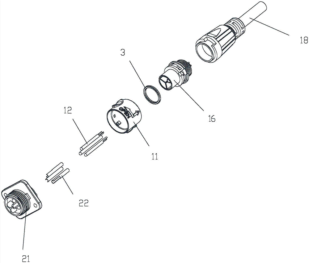 一种航空插头的制作方法