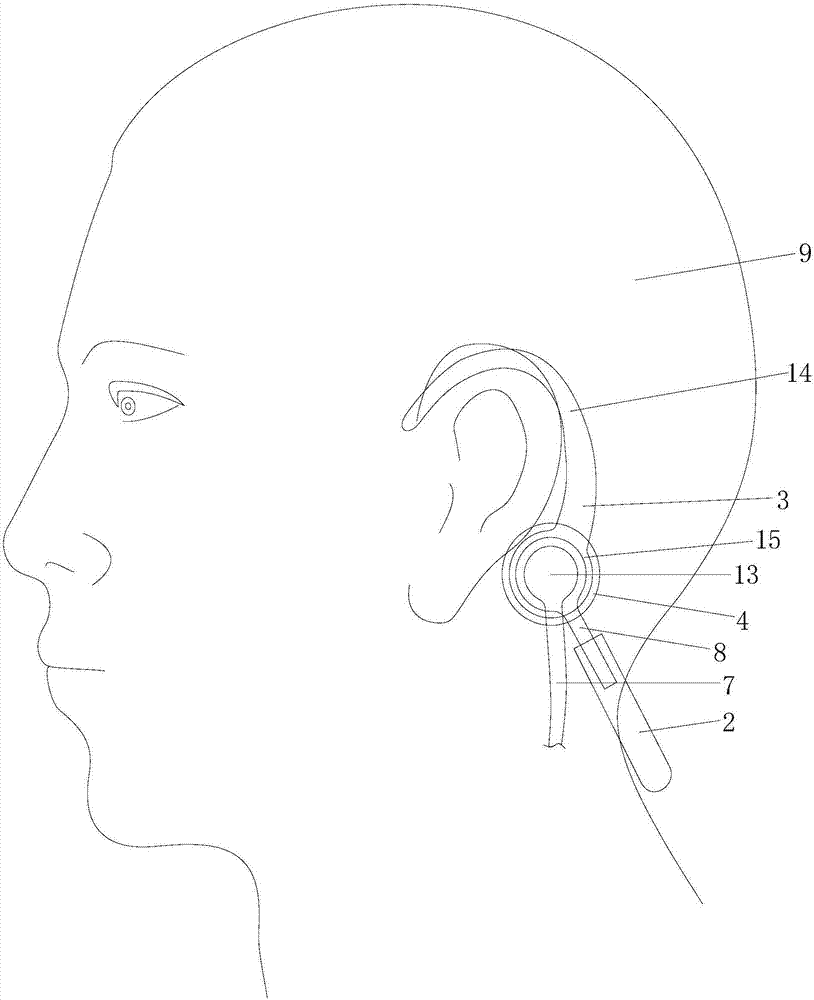 一种耳挂式电刺激装置的制作方法