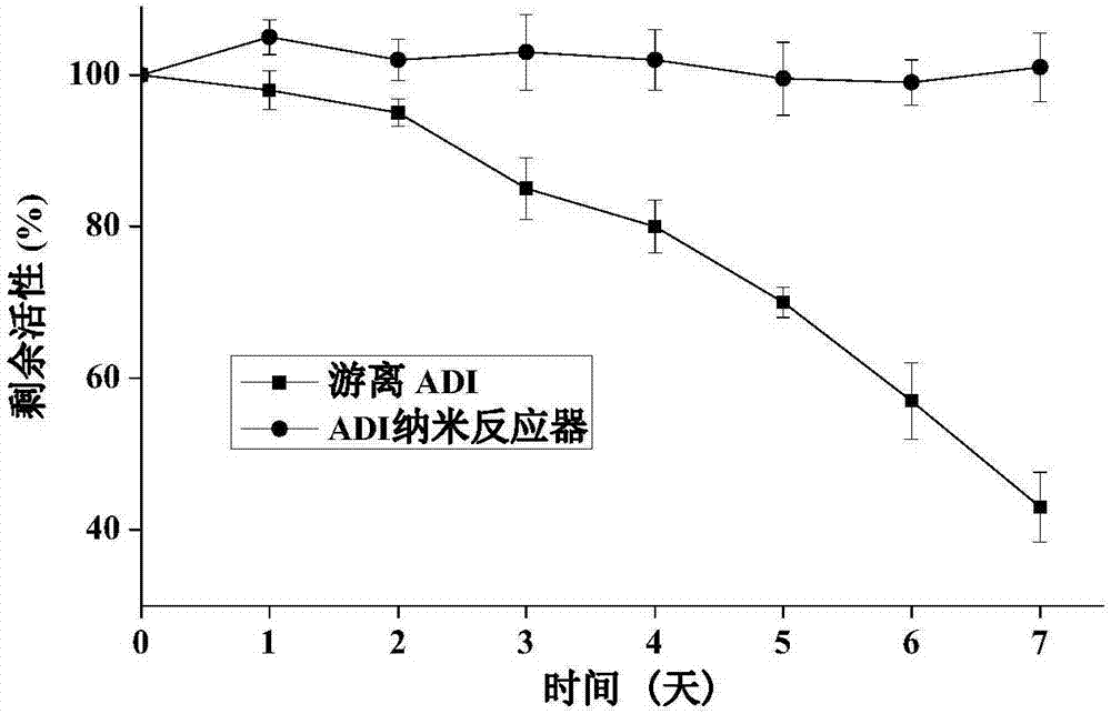 包载精氨酸脱亚胺酶纳米反应器的构建的制作方法