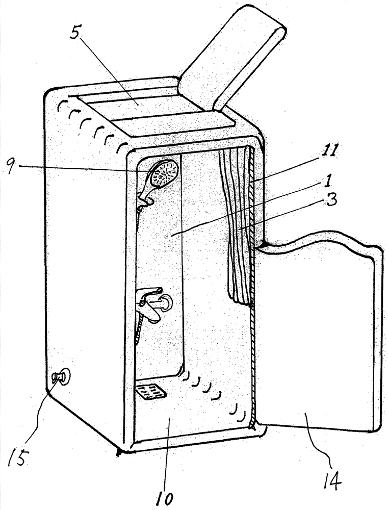 取暖充气小屋的制作方法