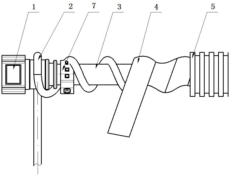 一种螺旋式尿素管加热装置的制作方法