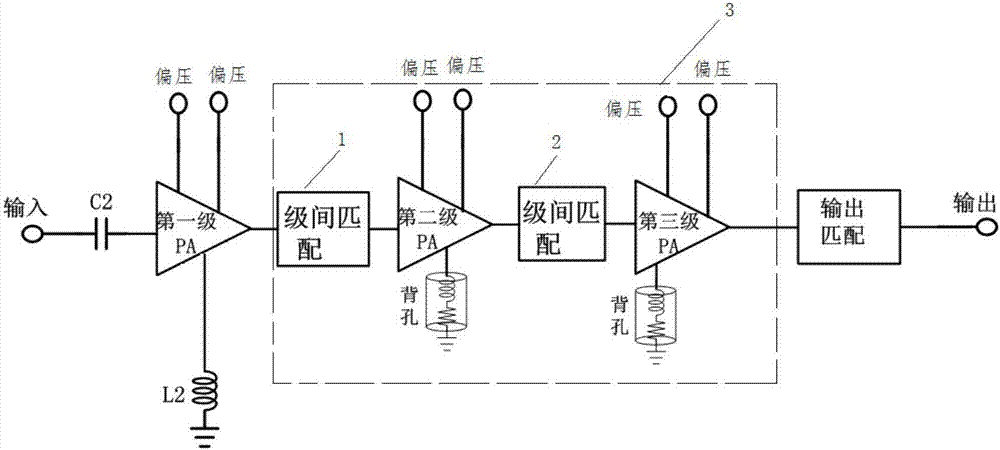 一种有效抑制手机功率放大器低频杂波的匹配电路结构及方法与流程