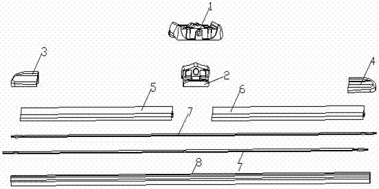 一种用于汽车雨刮附件的连接结构的制作方法