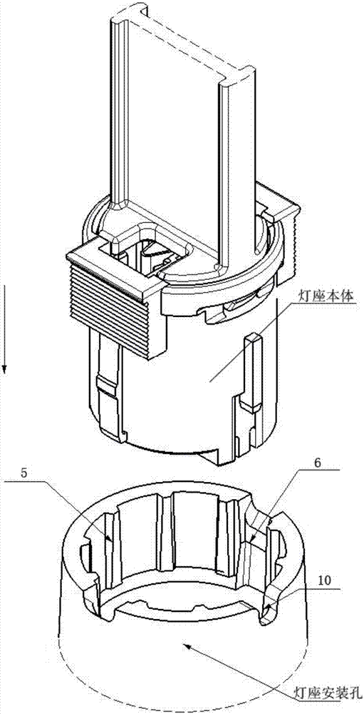 一种车用信号灯安装结构的制作方法