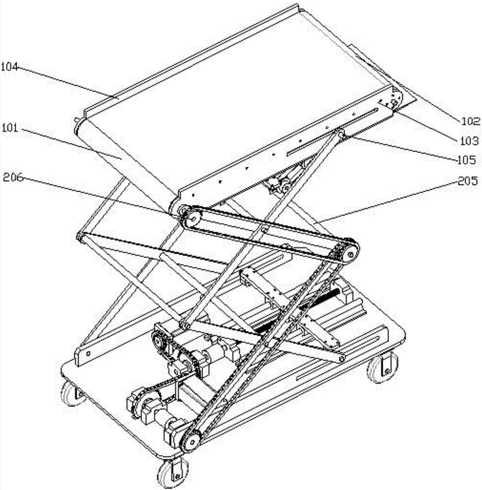 一种基于丝杠的柜式货物装卸升降机的制作方法