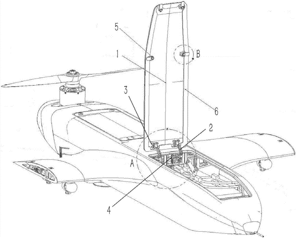轻小型无人机的旋转快开式舱盖的制作方法