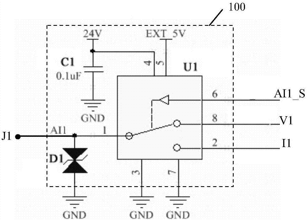 一种模拟电压与模拟电流信号采集电路的制作方法